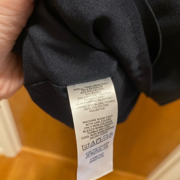 Ann Taylor Factory Classic Navy Shift Dress sz 6 - Picture 4 of 5